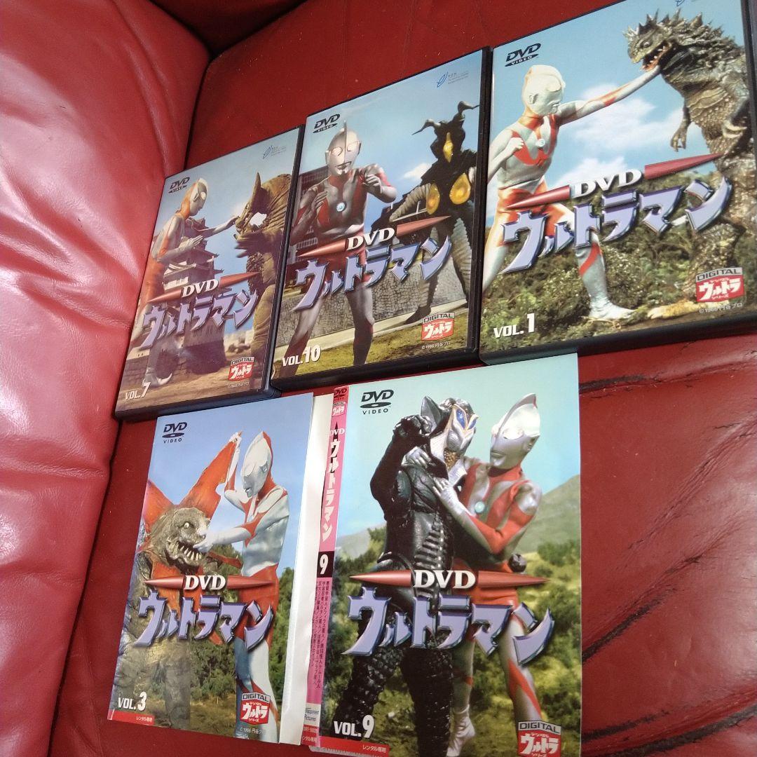 ウルトラマン DVD 5枚セット VOL.3、9 ケースなし レンタル専用