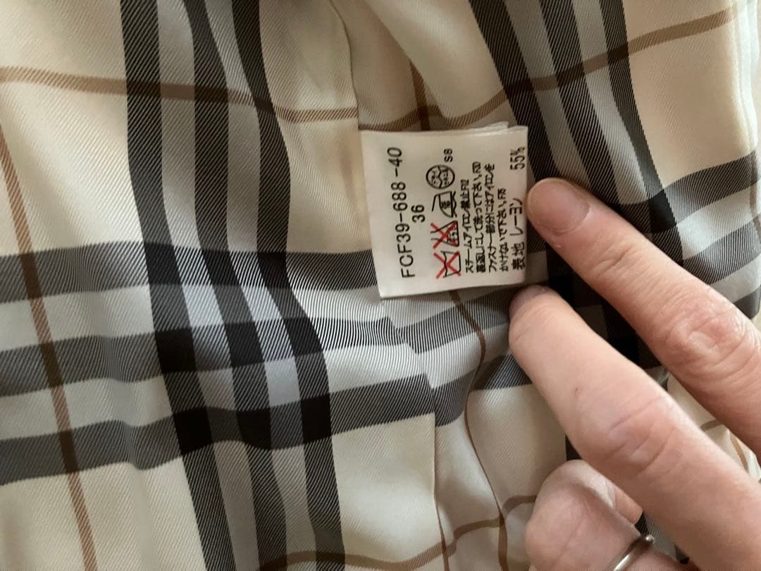 BURBERRY BLUE LABEL ジャケット コート36サイズ ベージュ