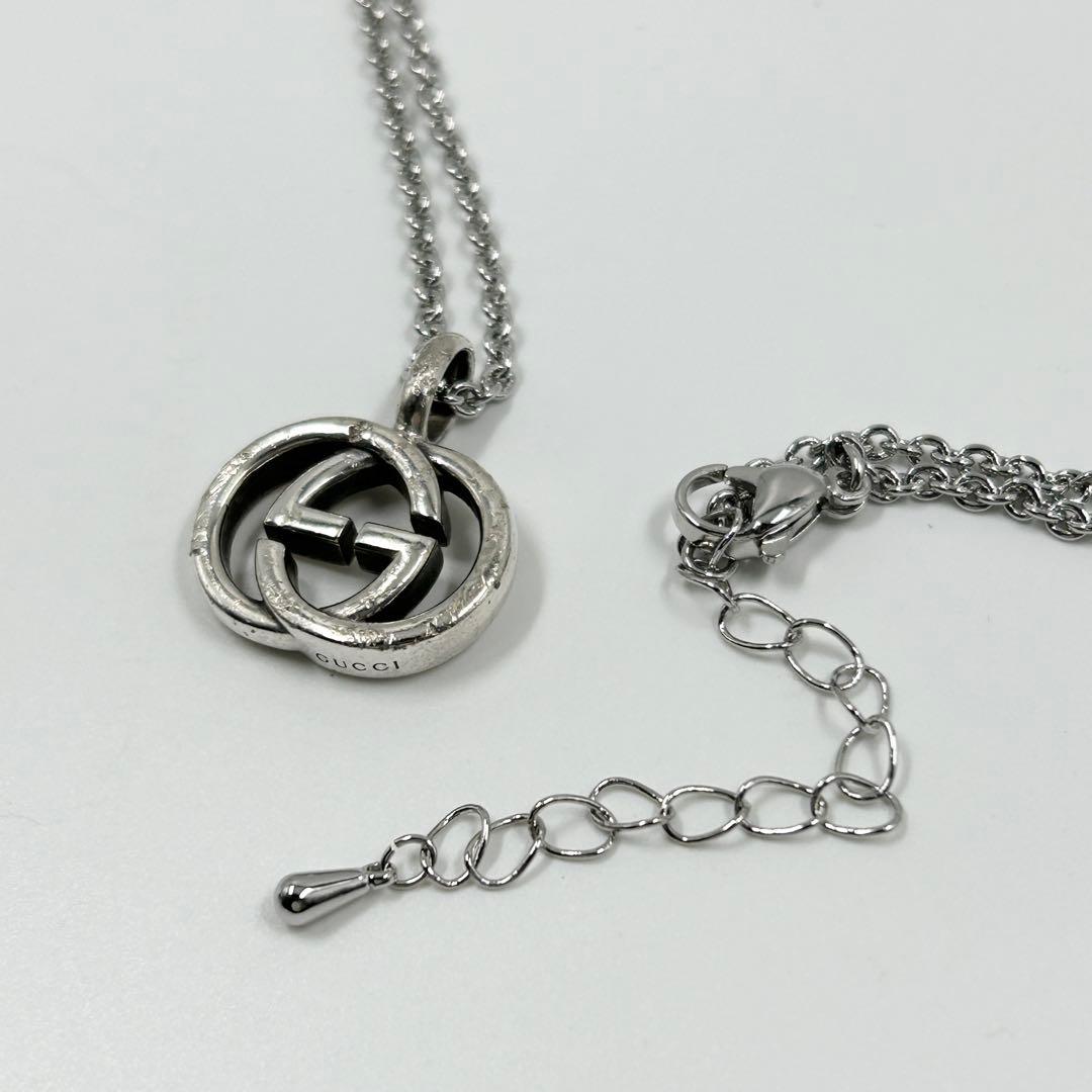希少✨　グッチ　ネックレス　インターロッキング　シルバー GG Ag 925