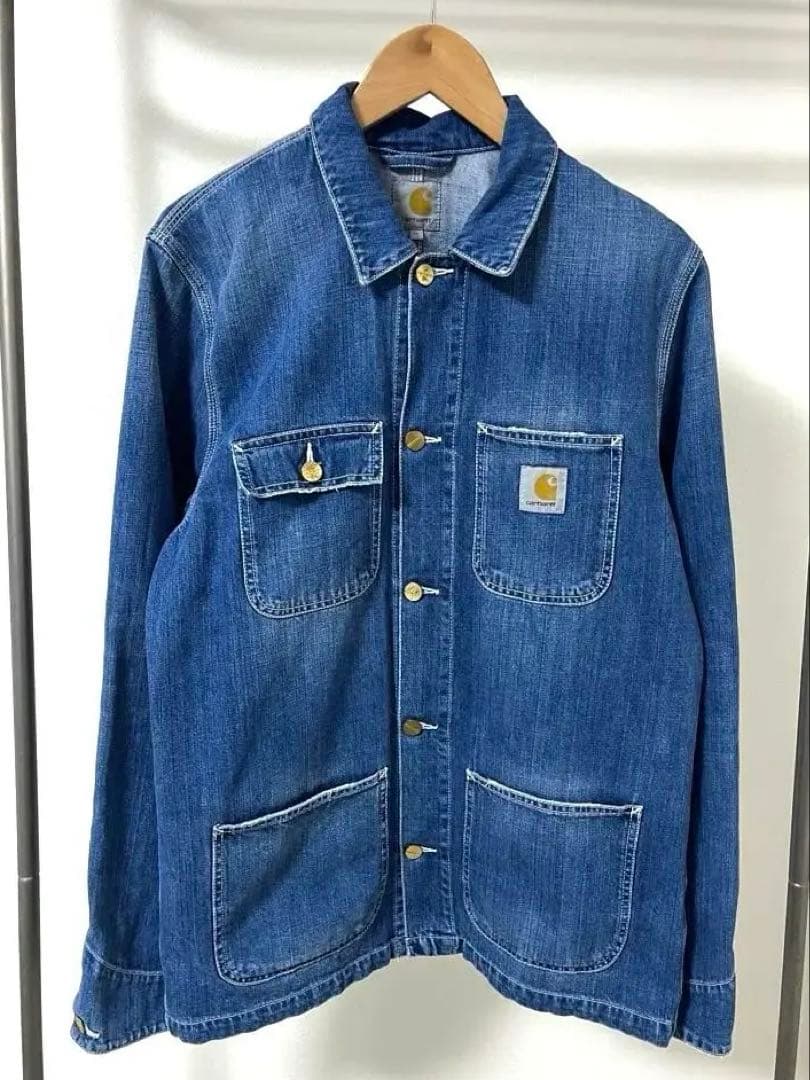Carhartt デニム カバーオール M インディゴ ワークジャケット