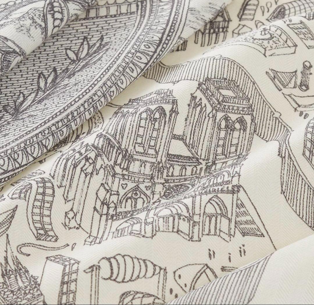 エルメス　ヌーベル・シテ・カヴァリエール　カシミヤシルク 140 新品未使用