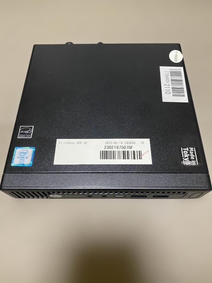 s*w様 HP EliteDesk 800 G2 DM SSD256GB メモリ
