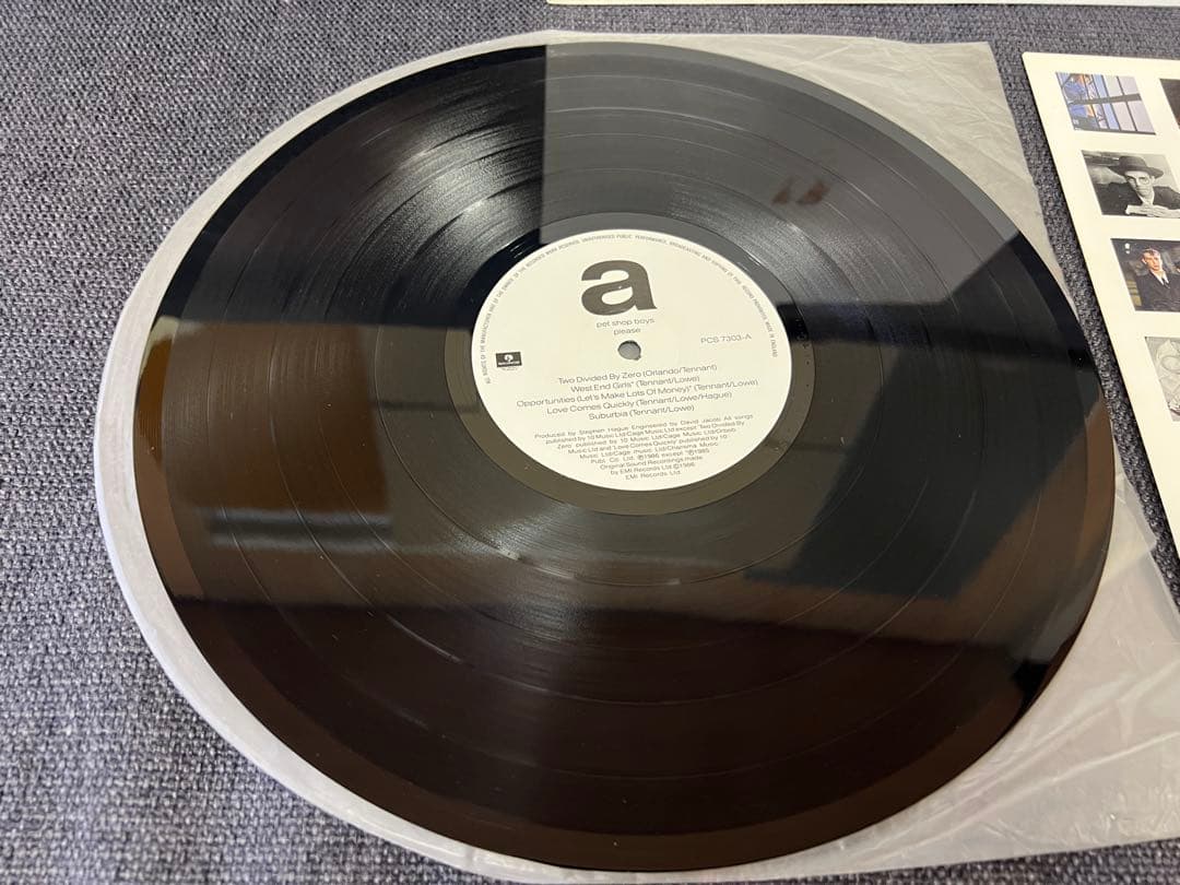 UK盤 Pet Shop Boys Please LP洋楽 PCS 7303