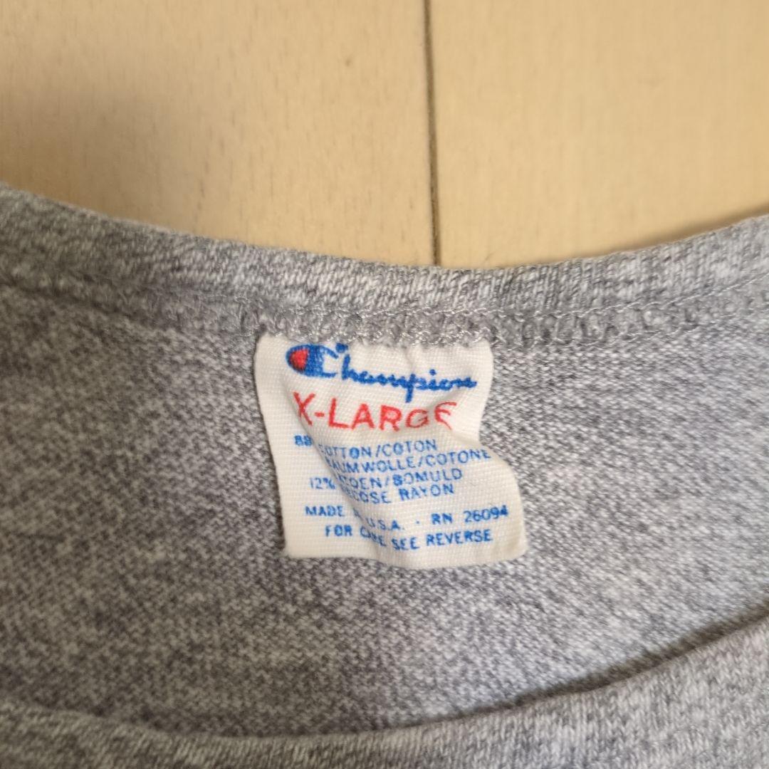 Champion 80's トリコタグ USA製 タンクトップ 霜降りグレー