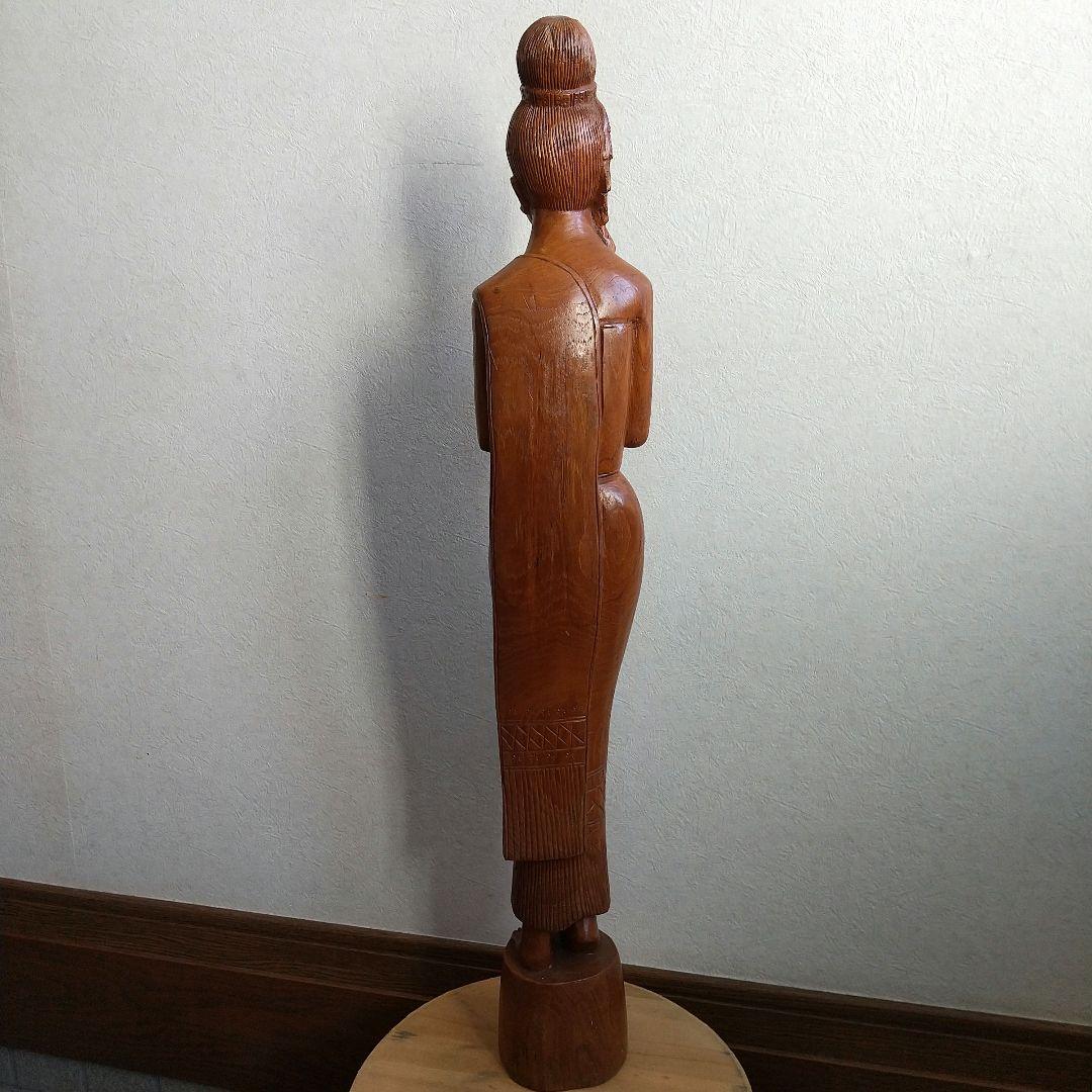 サワディー人形 タイ 木彫り アジアン