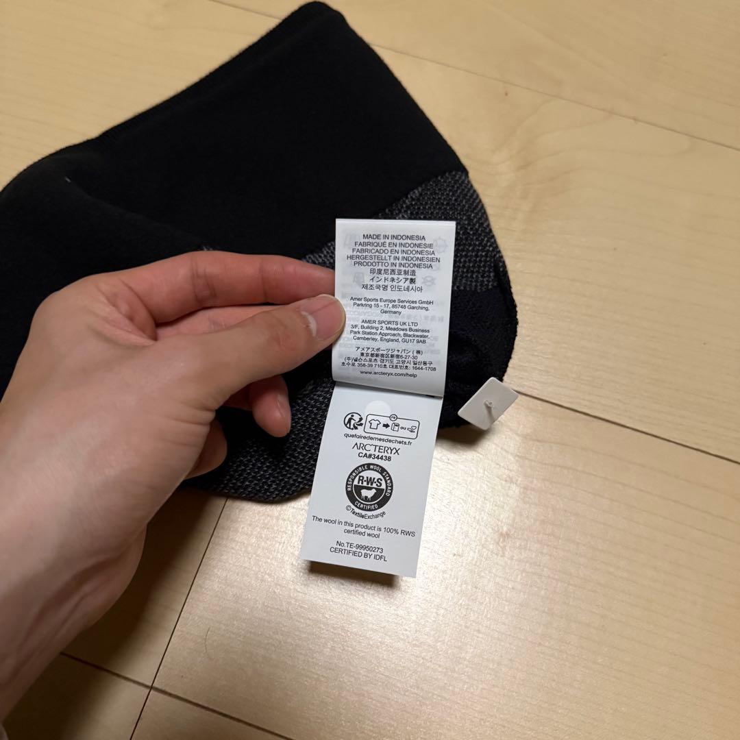 ARC'TERYX bird head toque beanie Black新品