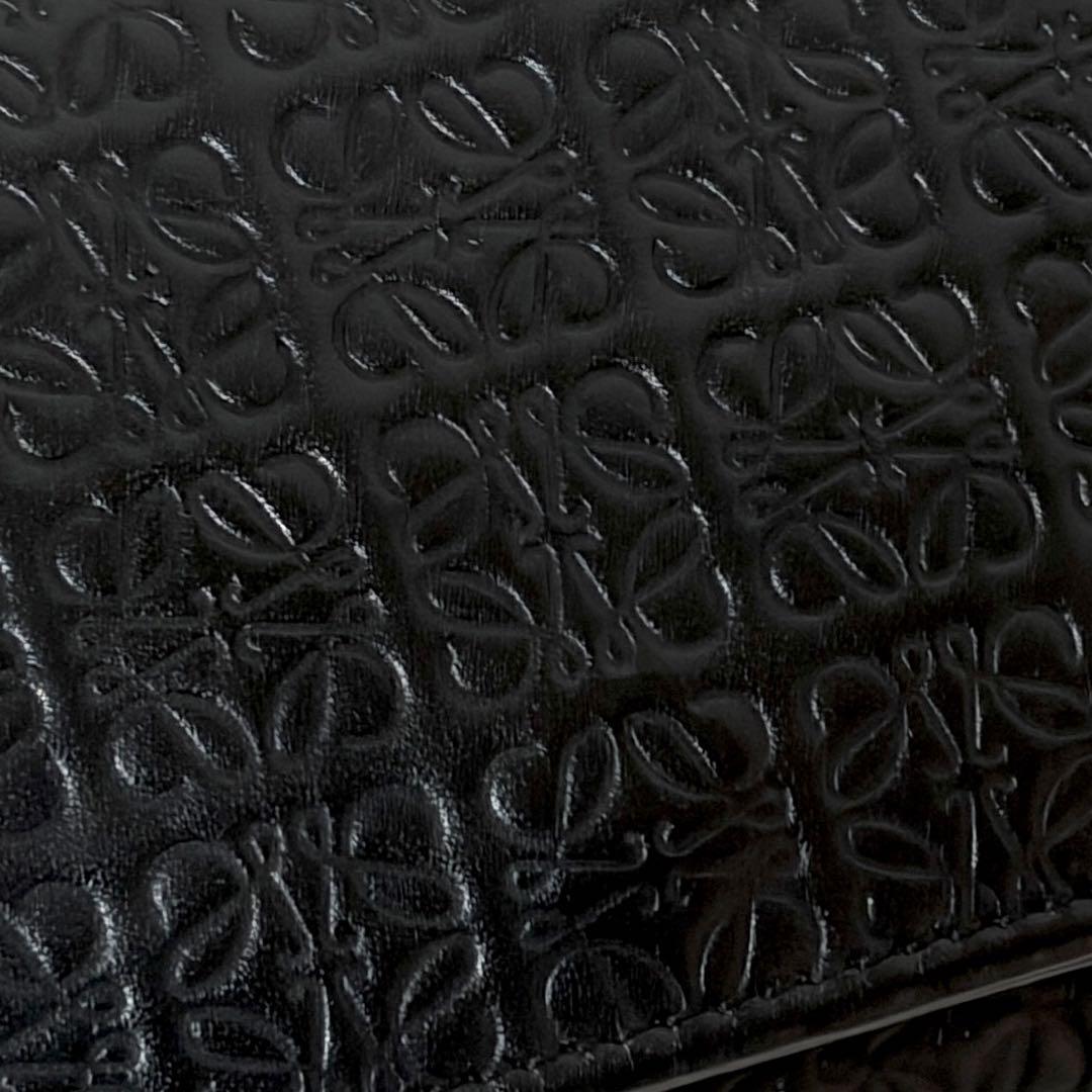 ✨美品✨LOEWE ロエベ リピートアナグラム トライフォールド ウォレット