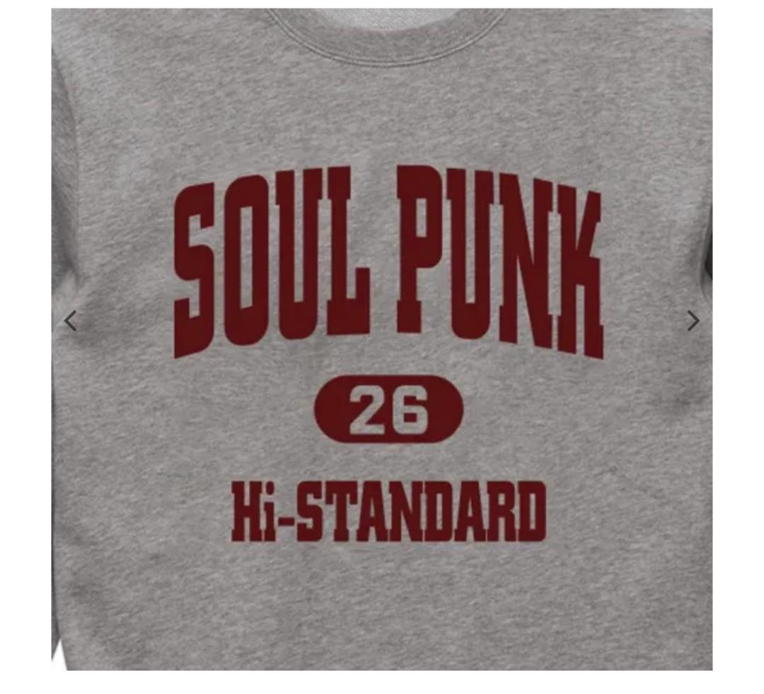 XL ハイスタンダード SOUL PUNK CREW SWEAT スウェット 灰