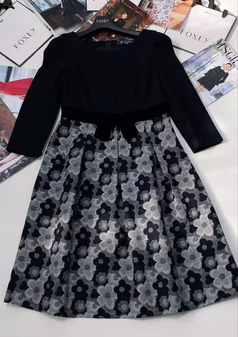 《山浦》エムズグレイシー お花柄 ワンピース✳️☀☀☀