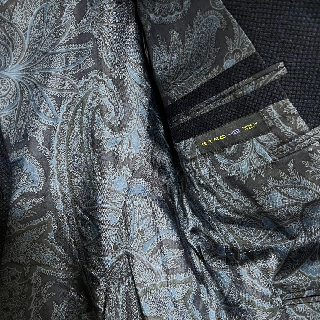 幻の紳士服 14AW ETRO テーラード ジャケット ペイズリー 総裏地