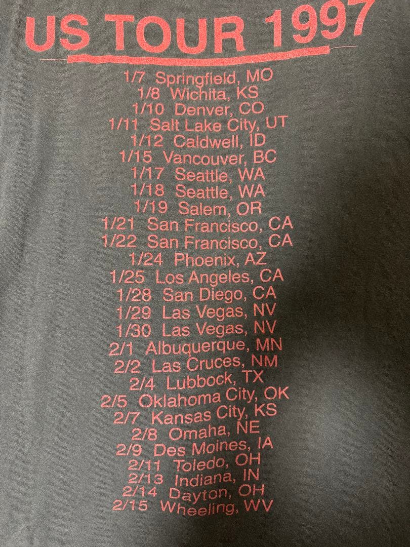 L7 1997 USツアー Tシャツ X-Large