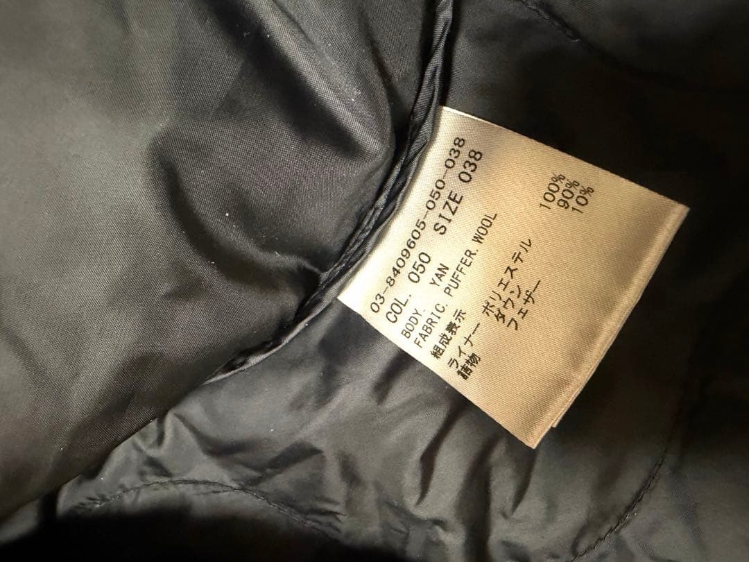 theory luxe黒 ダウンライナーロングコートお値下げ‼️中