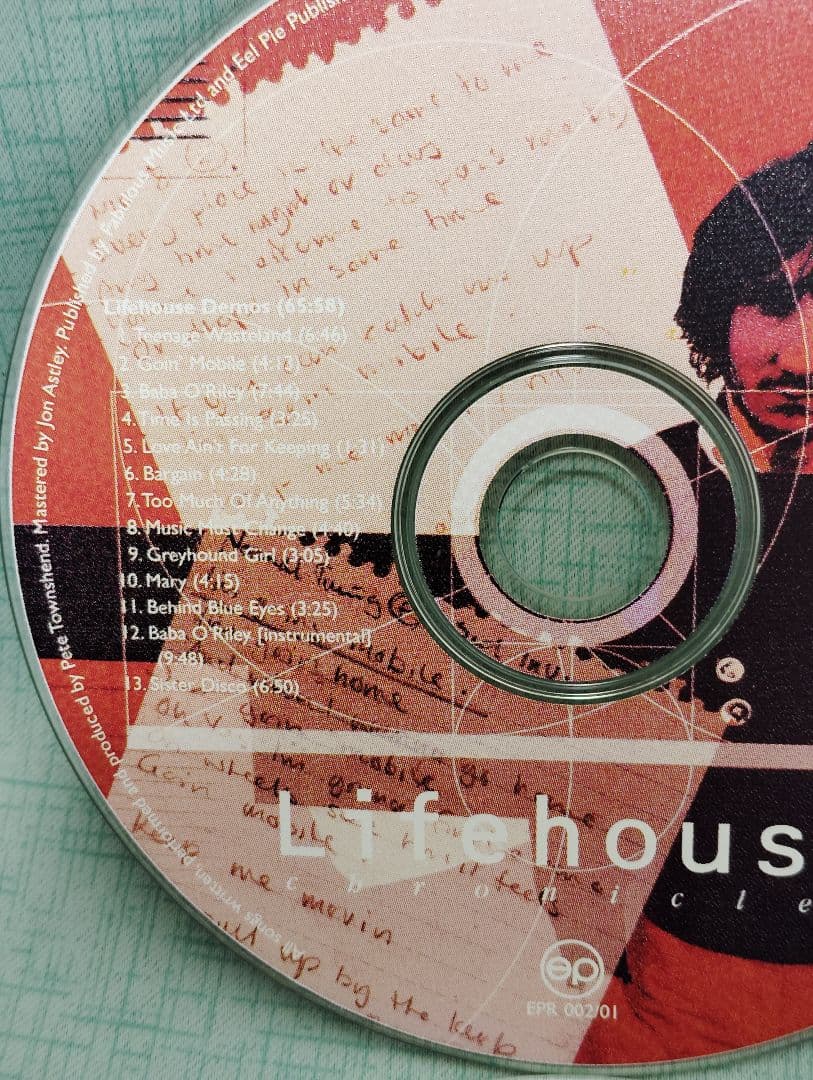 Lifehouse 4枚組 CDディスクのみ