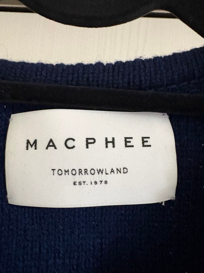 トゥモローランド パイピングクルーネックカーディガン MACPHEE