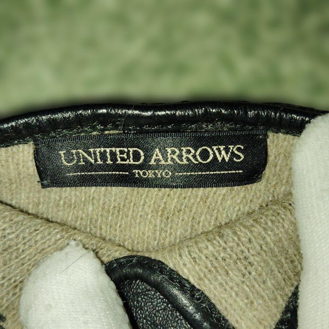 UNITED ARROWS ブラックレザー手袋