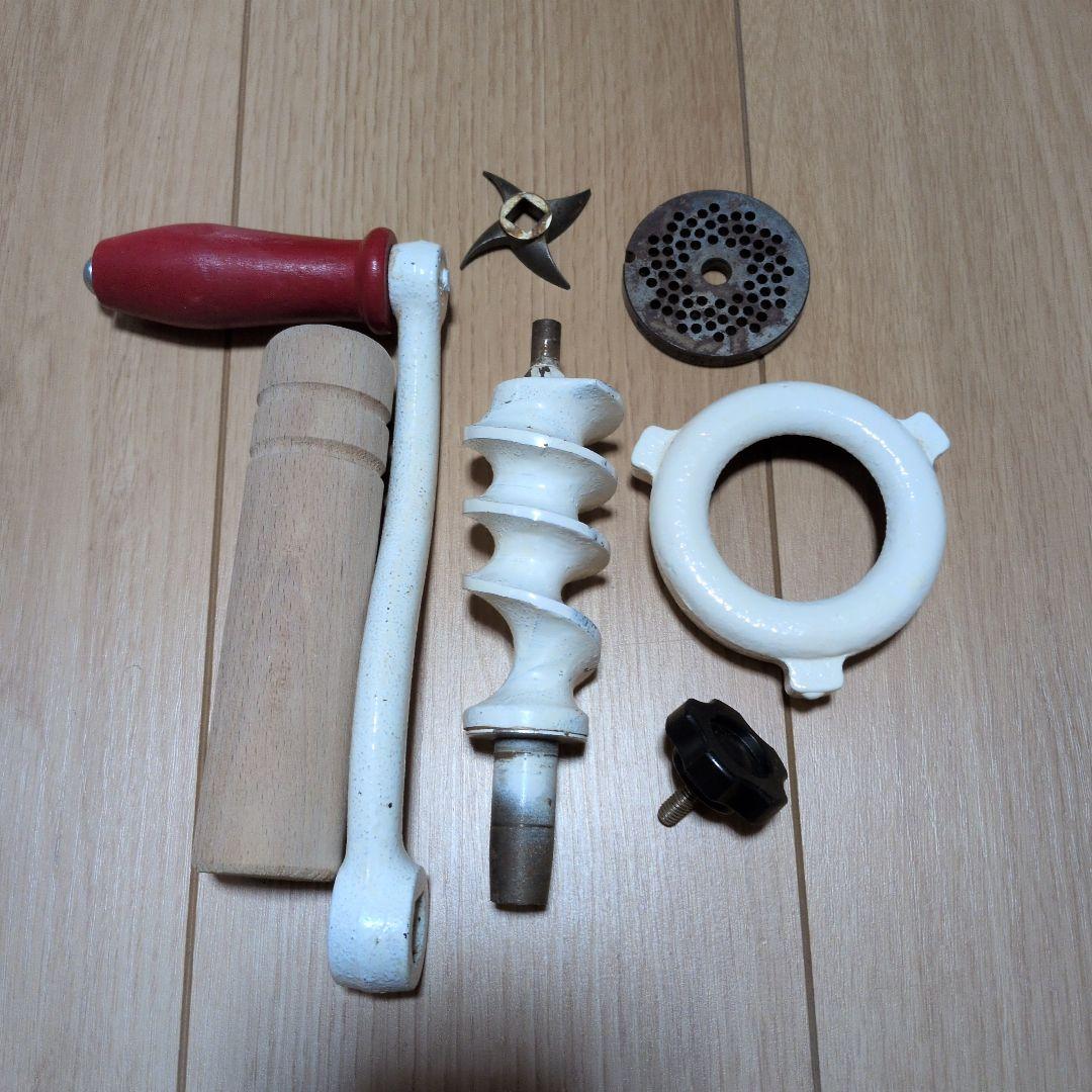 BONNY Mincer ミンサー No.5白 手廻し式 ミートチョッパー