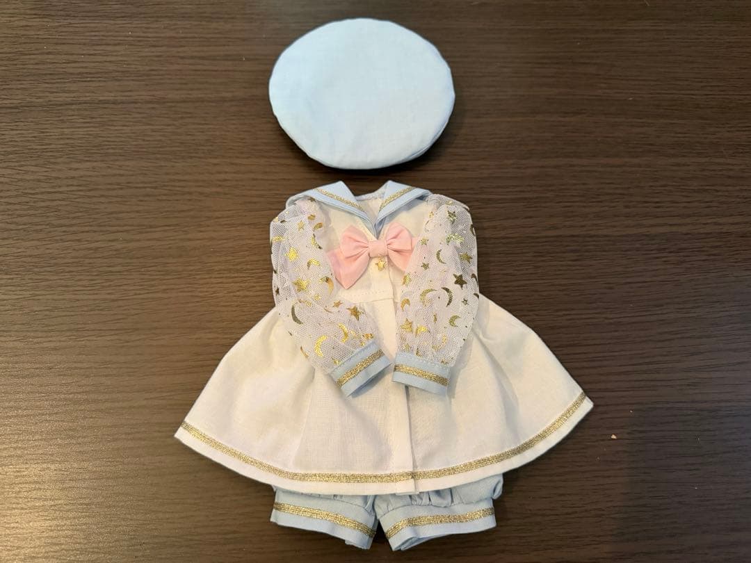MDD/SDM 夜空セーラーワンピース 夜空セーラー ウスサックス 2点