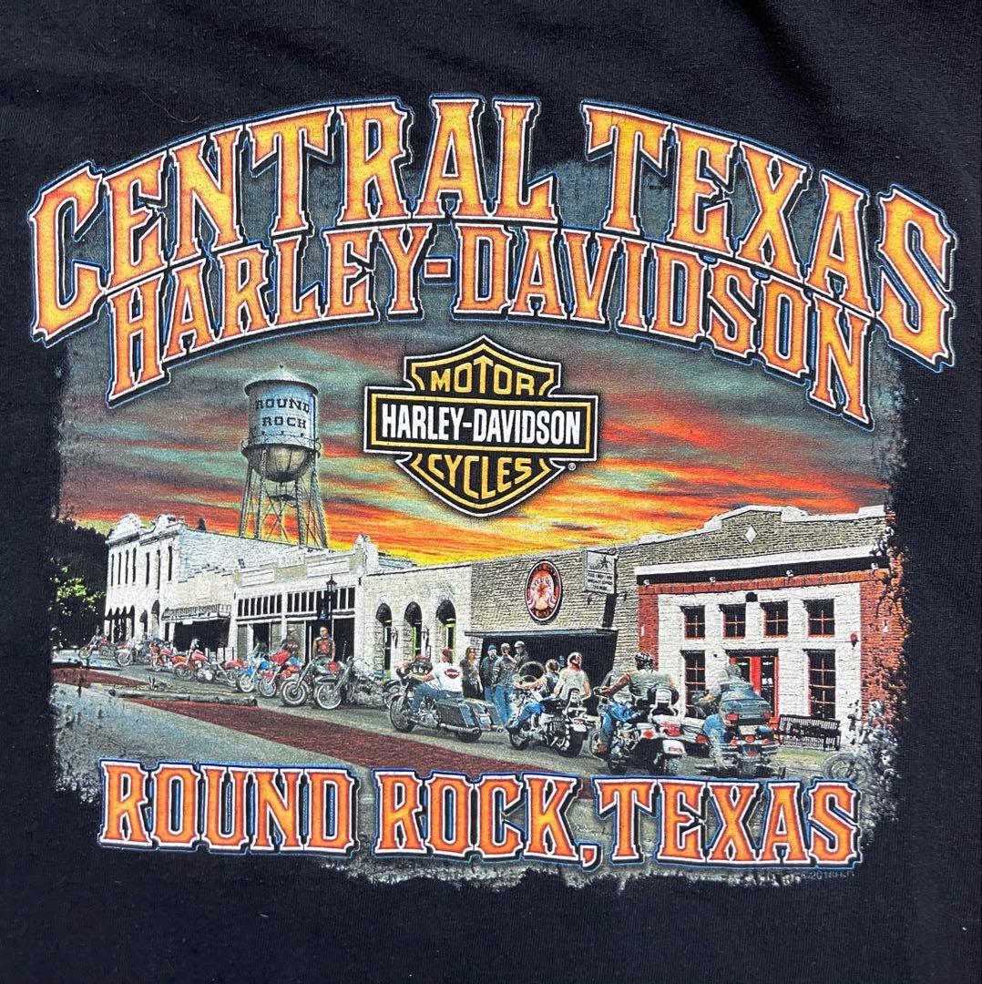 R*2様 Harley-Davidson flame LOGO 00s Tシャツ