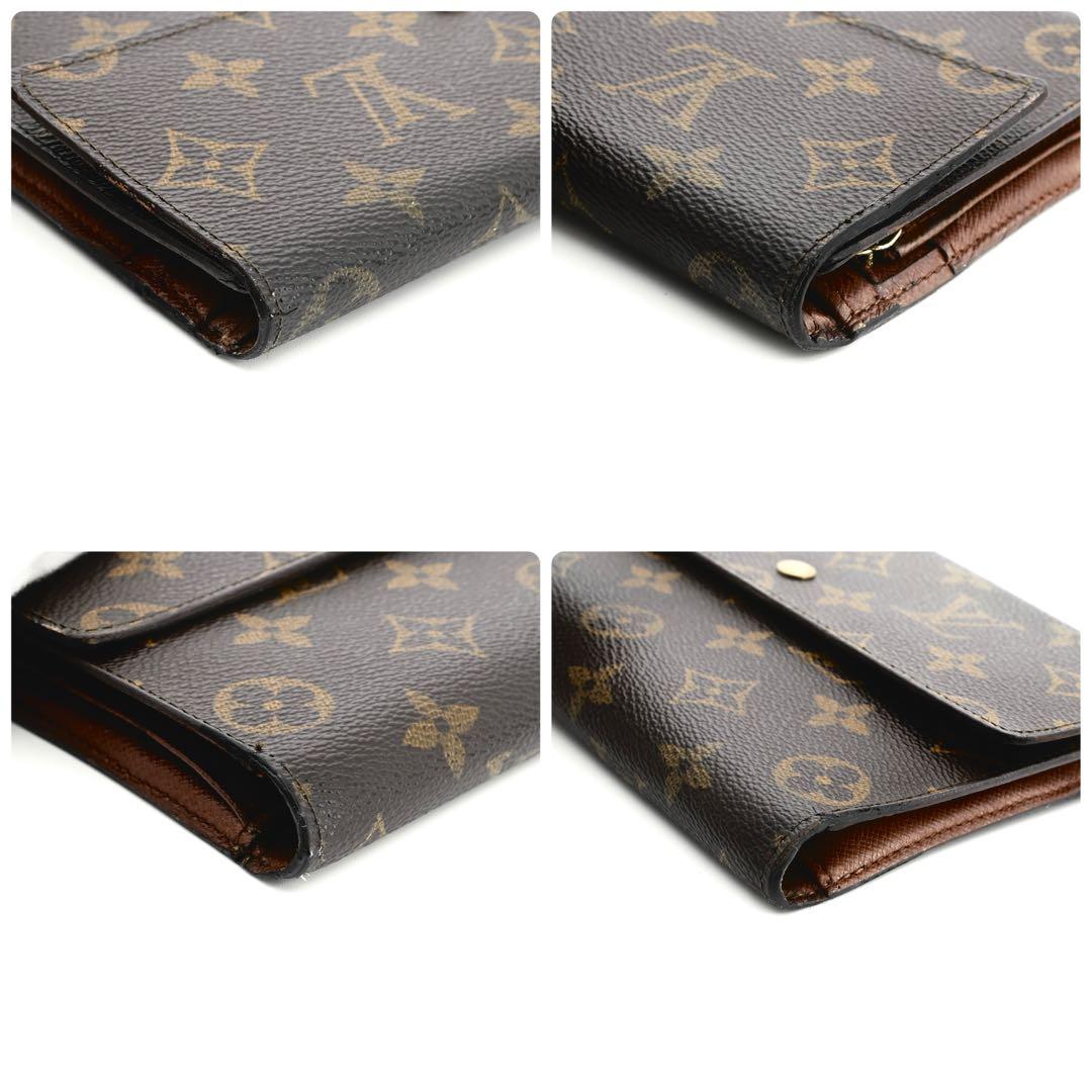 ルイヴィトン✨三つ折り財布 8カード モノグラム ポシェットパスポール