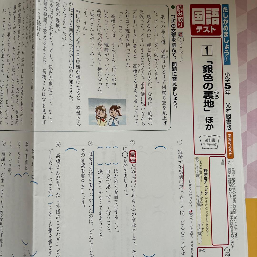 マイティーパル 小学5年 国語.算数.理科.社会.カレンダードリル
