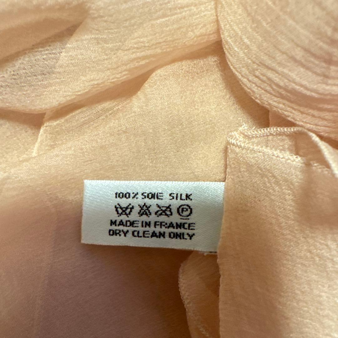 Christian Dior ピンクベージュ　ストール