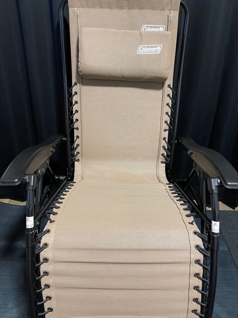 Coleman アウトドアチェア ベージュ　室内使用のみ