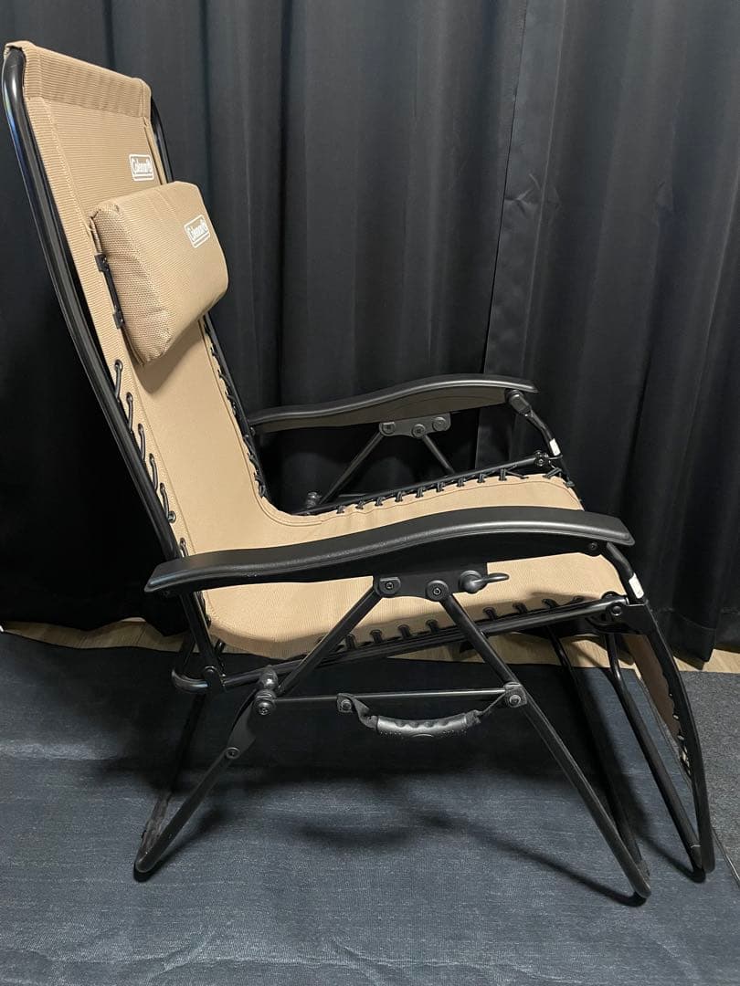 Coleman アウトドアチェア ベージュ　室内使用のみ