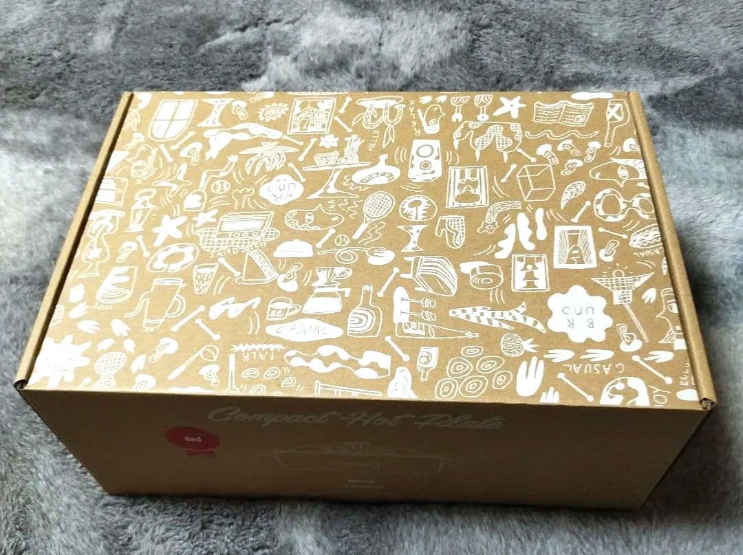BRUNO コンパクトホットプレート BOE021-RD