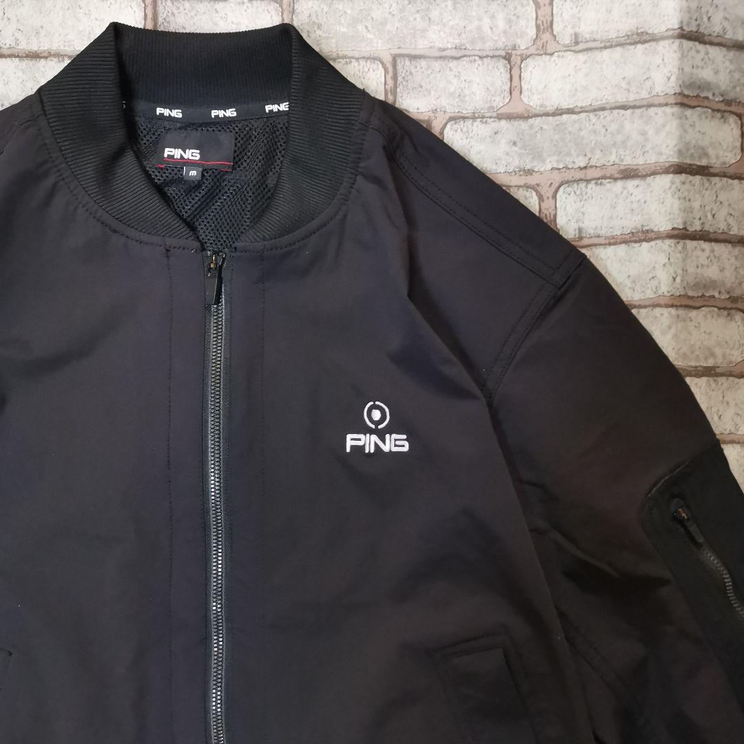 PING ピン ブルゾン ゴルフウェア MA1 ナイロンジャケット コーデュラ
