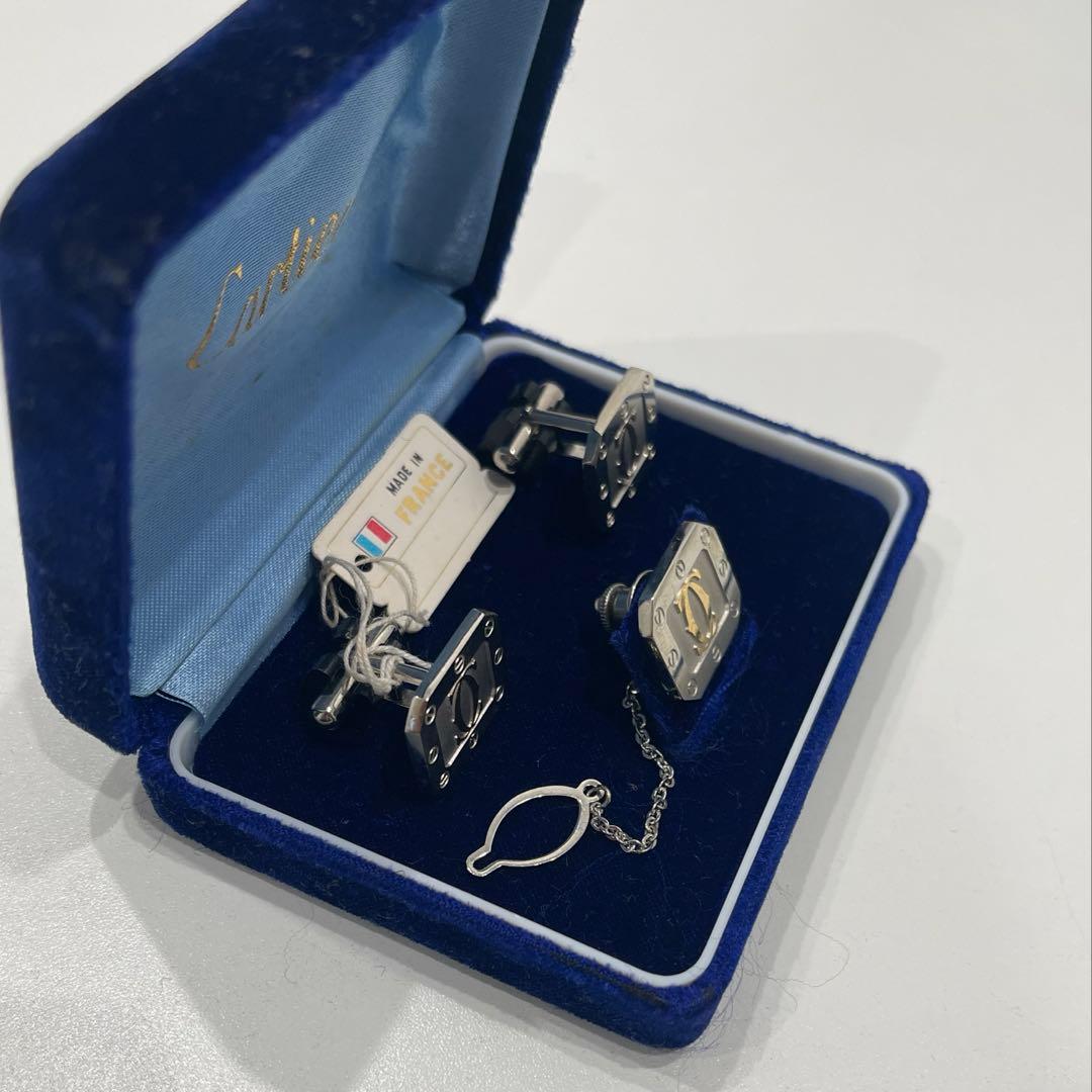 Cartier カフリンクス ネクタイピン　セット