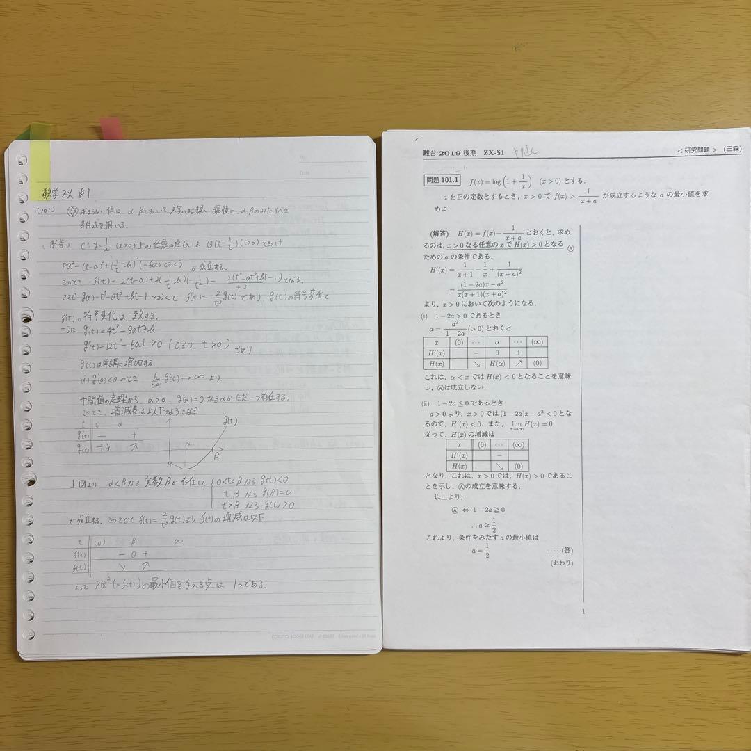 駿台　数学　数学ZX