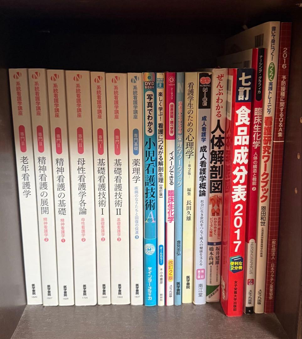 看護師　学生　教科書　問題集