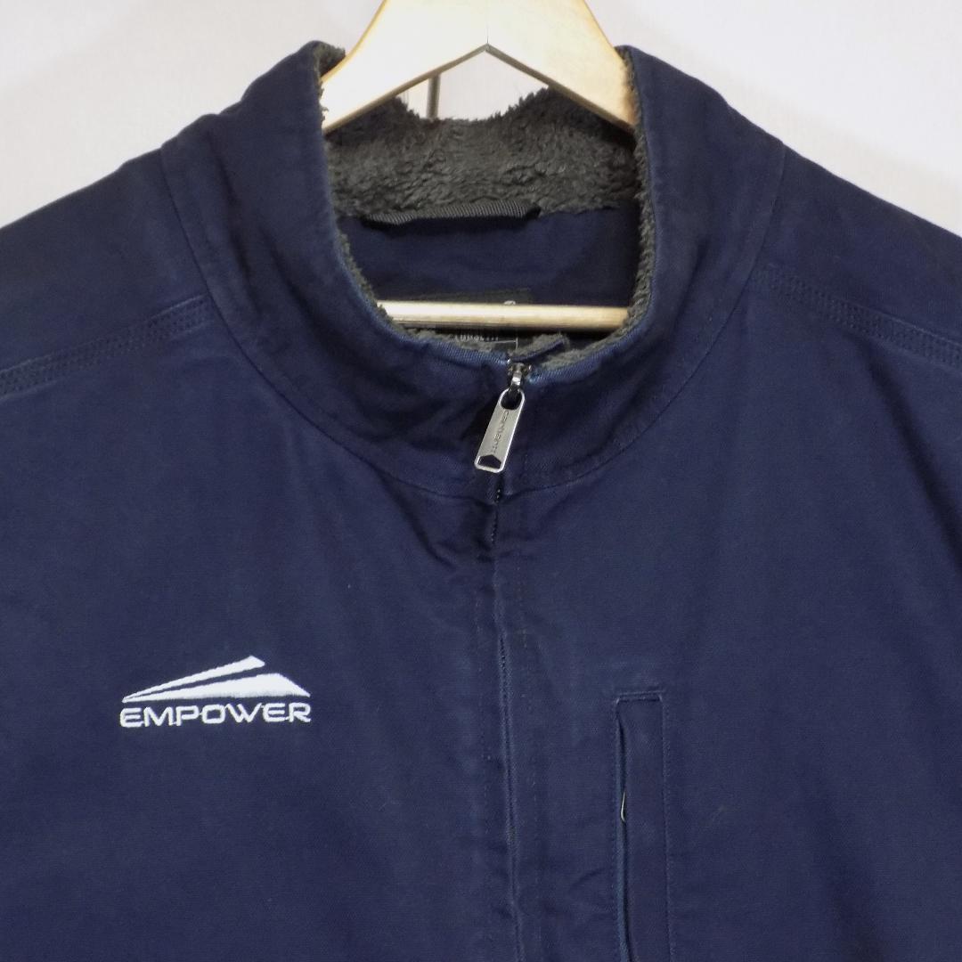 カーハート ダック ベスト 裏地ボア 企業系 アメカジ 3XL 特大 US古着