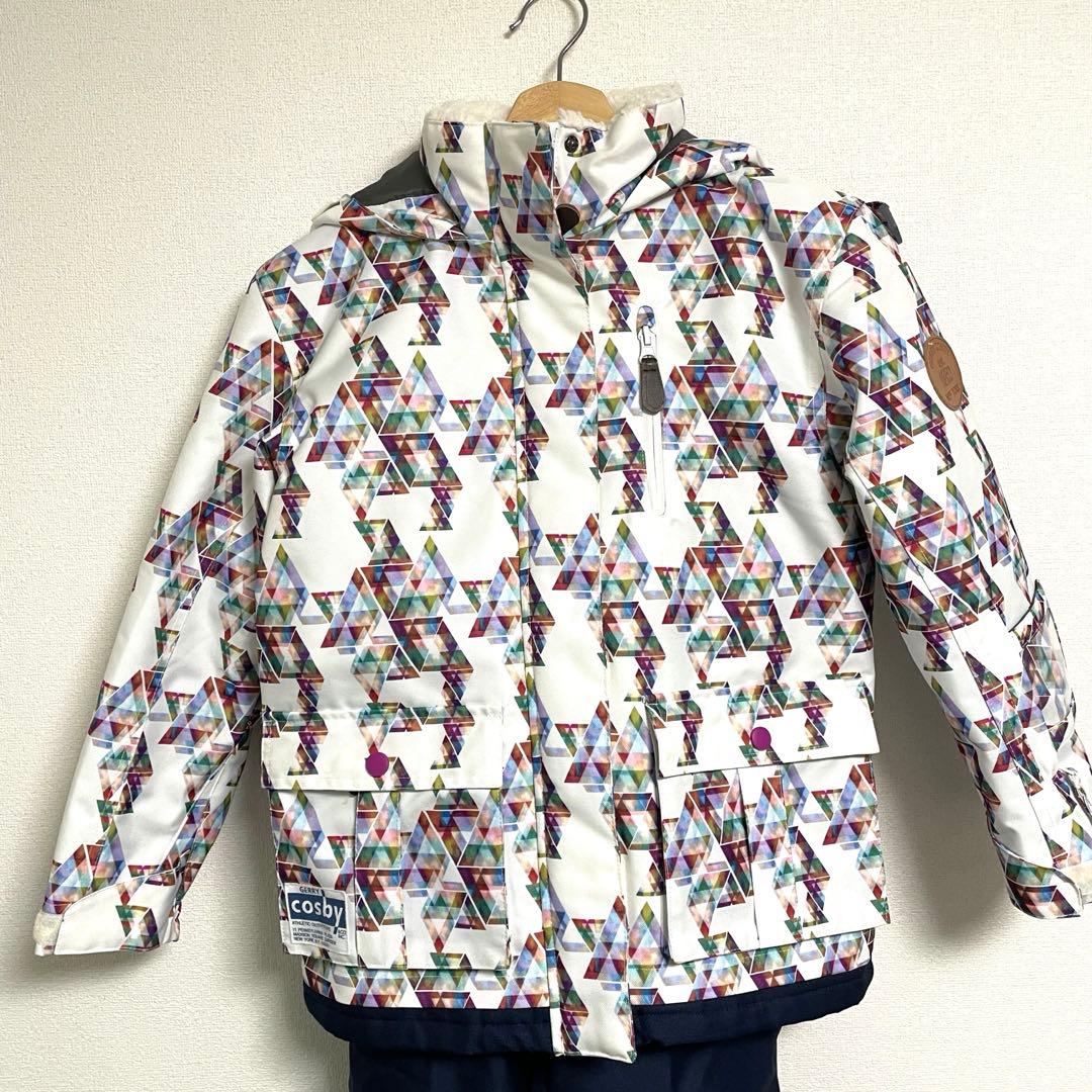 【美品】cosby 子ども用スキーウェア 130 女の子　キッズ