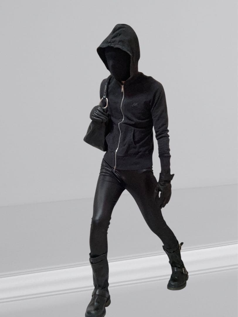 BLACK LAMB LEATHER GLOBE 2836P 手袋 レザー
