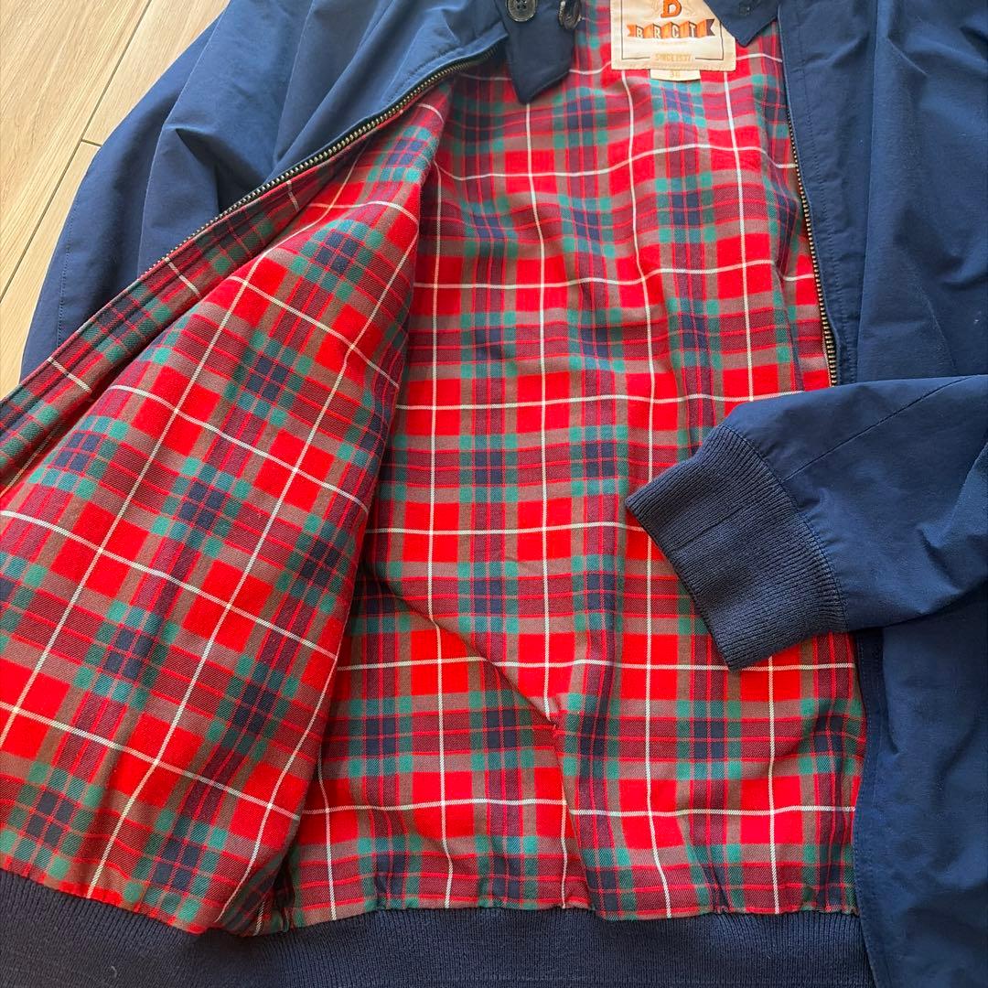 BARACUTA バラクータ ハリントンジャケット ネイビー サイズ36