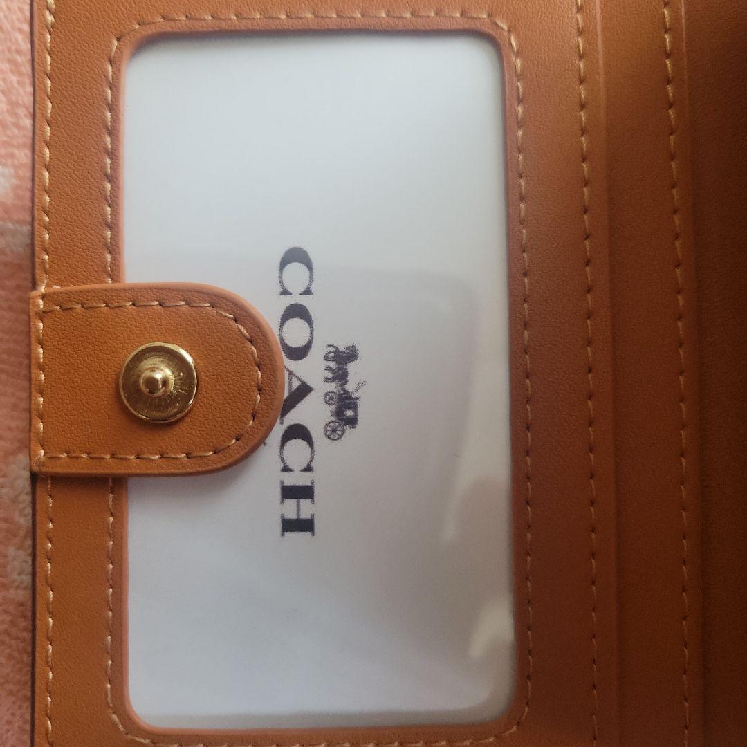 COACHコーチシグネチャースヌーピーコラボ二つ折り財布