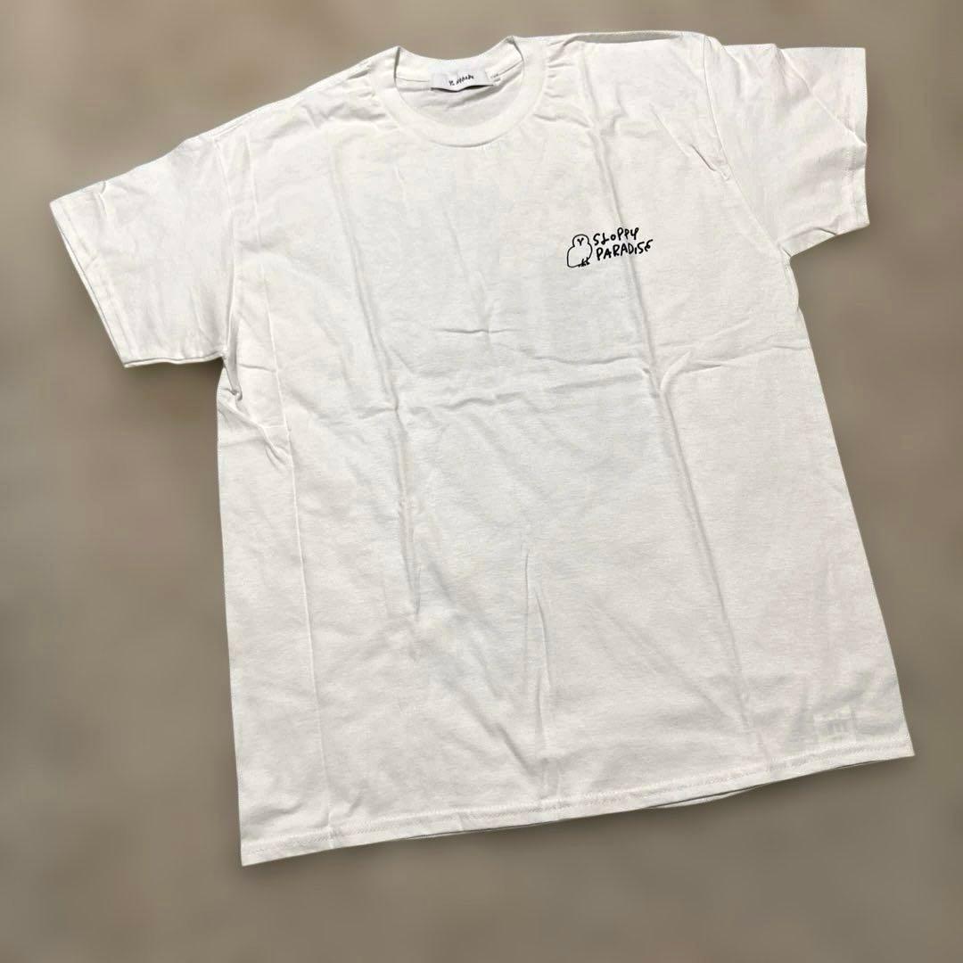 【新品・未使用】長場雄 SLOPPY PARADISE Tシャツ ホワイト L