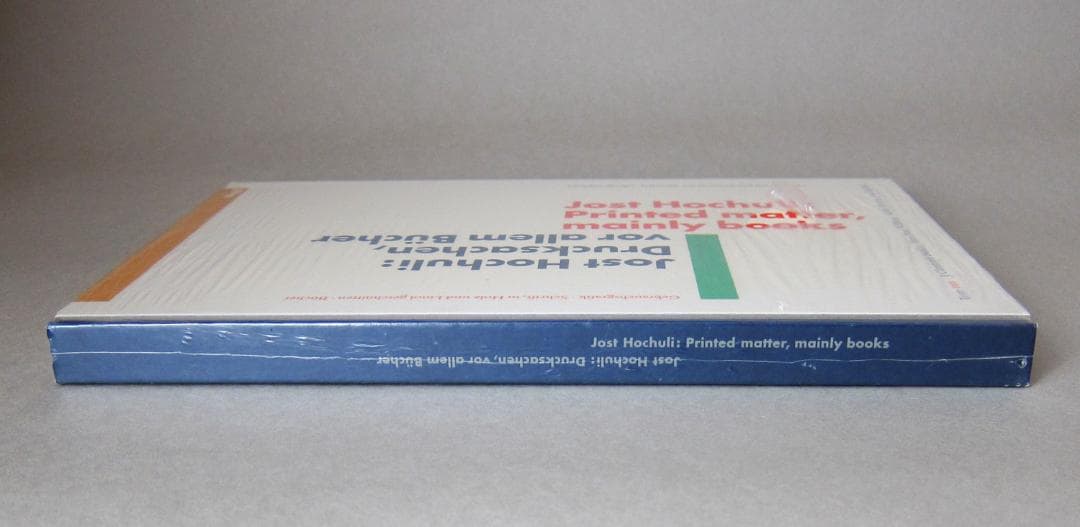 未開封 Jost Hochuli Printed Matter, Mainly