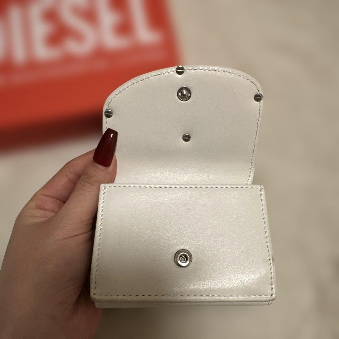 DIESEL ホワイト 三つ折り財布