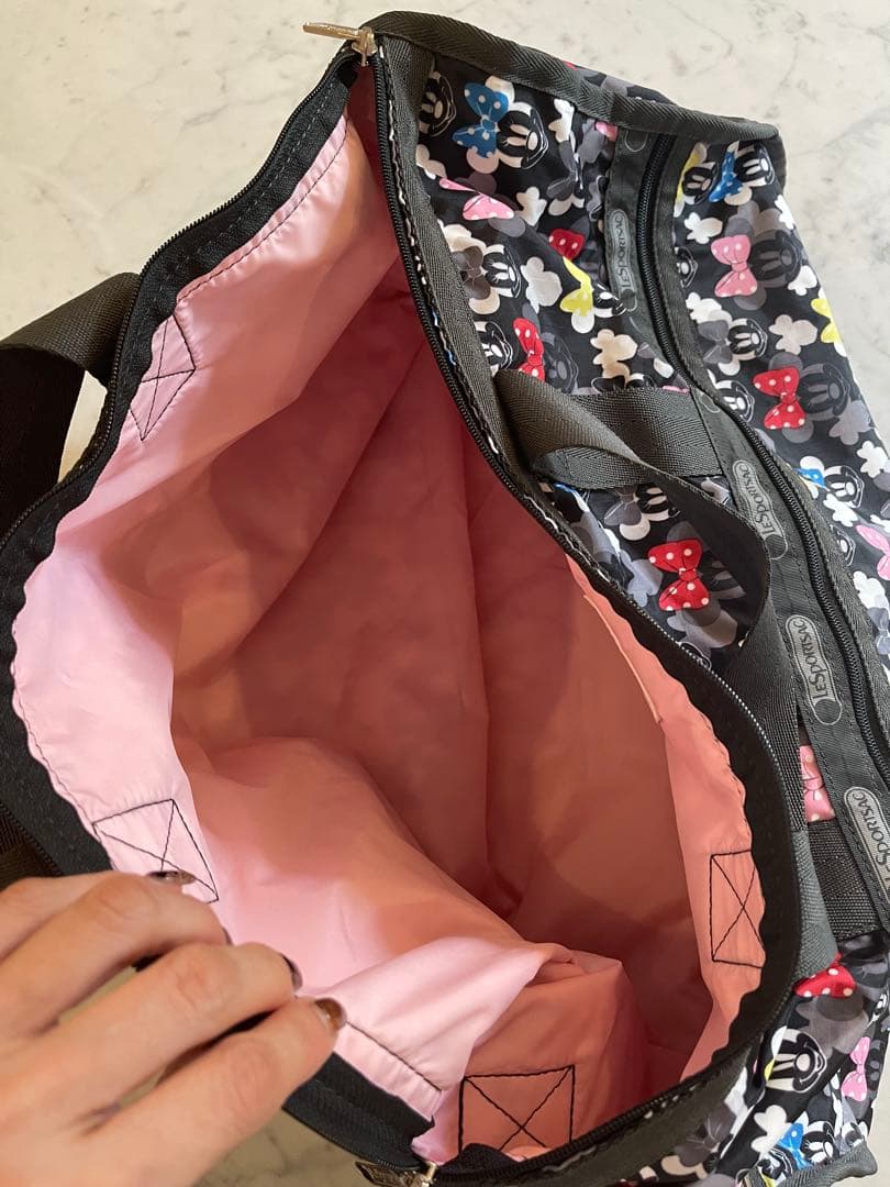 希少！限定LeSportsac ミニーマウス ボストンバッグ