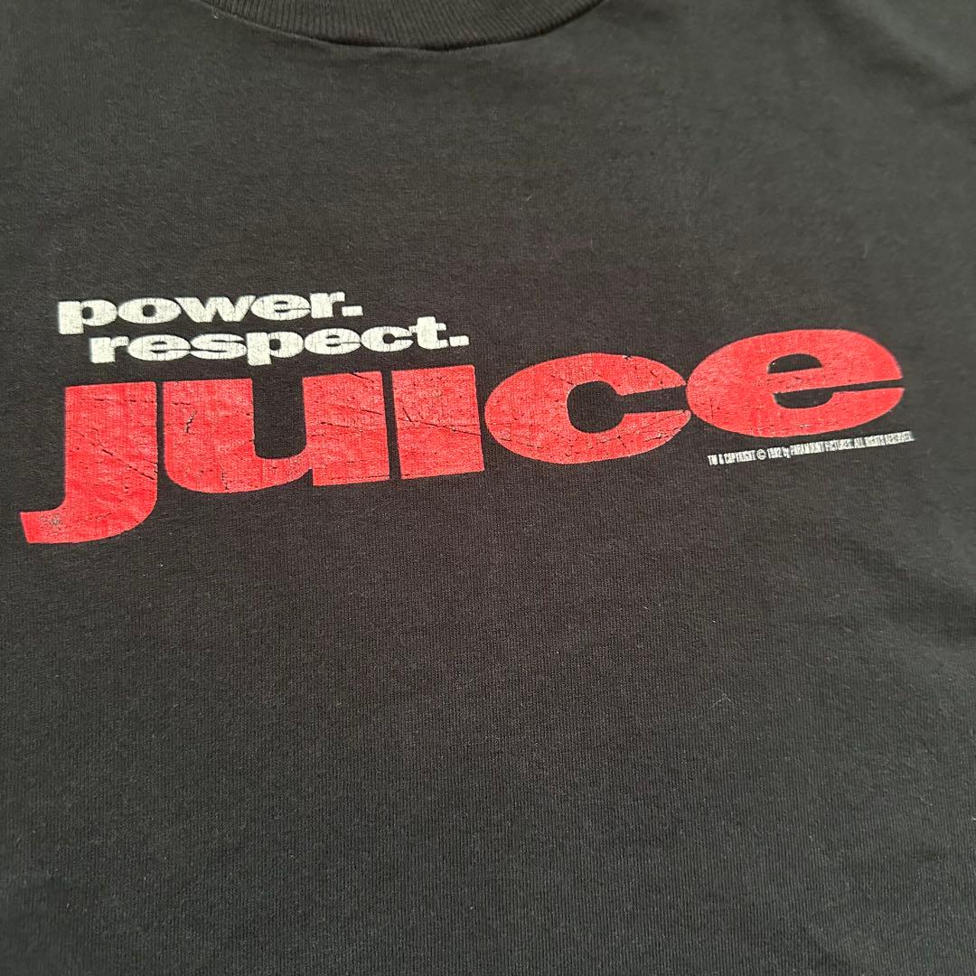 90s ヴィンテージJUICE Tシャツ 黒 RAP T 2Pac