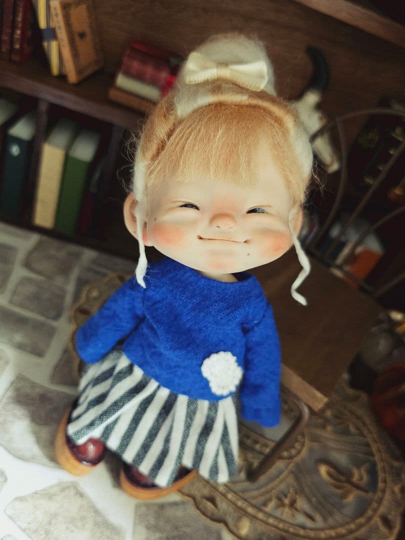 h*2様 創作ヘッド 粘土ヘッド 微笑みちゃん