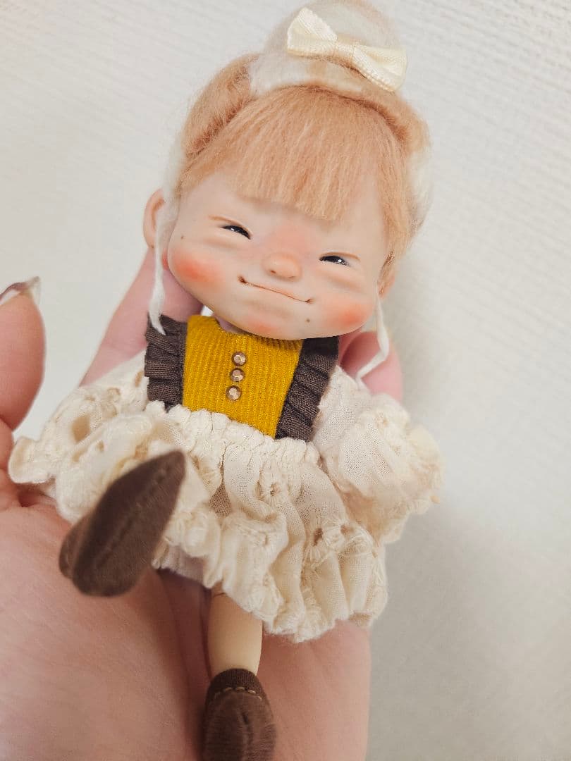 h*2様 創作ヘッド 粘土ヘッド 微笑みちゃん