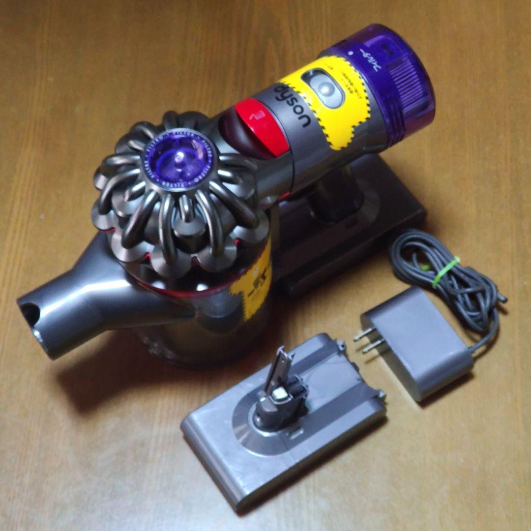 ダイソンV8SV10K掃除機 完全分解清掃済み 動作品 純正バッテリー2つセット