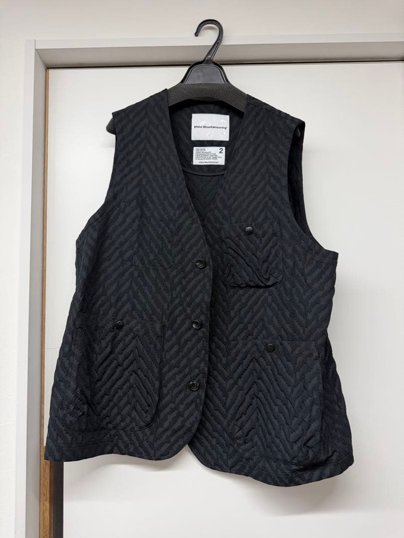 White Mountaineering ブラックベスト サイズ2