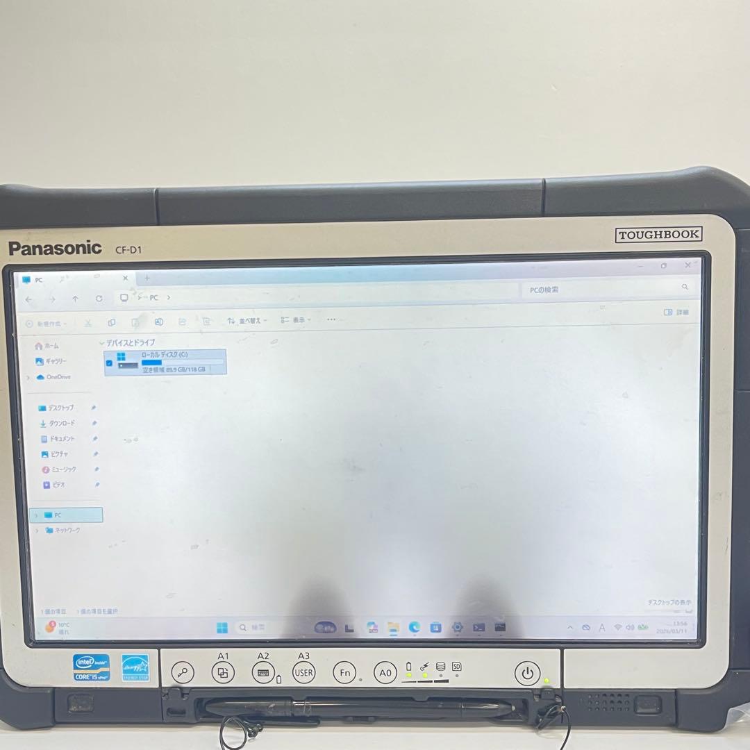 パナソニック TOUGHBOOK CF-D1 i5 4G SSD128
