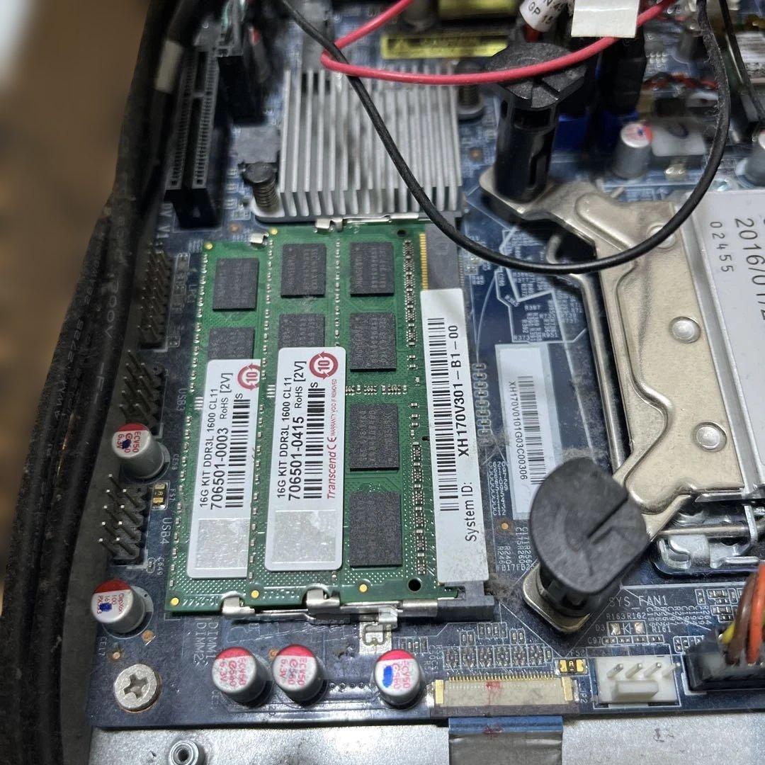 Shuttle ベアボーン HV170V メモリ、CPU、BDドライブ付き