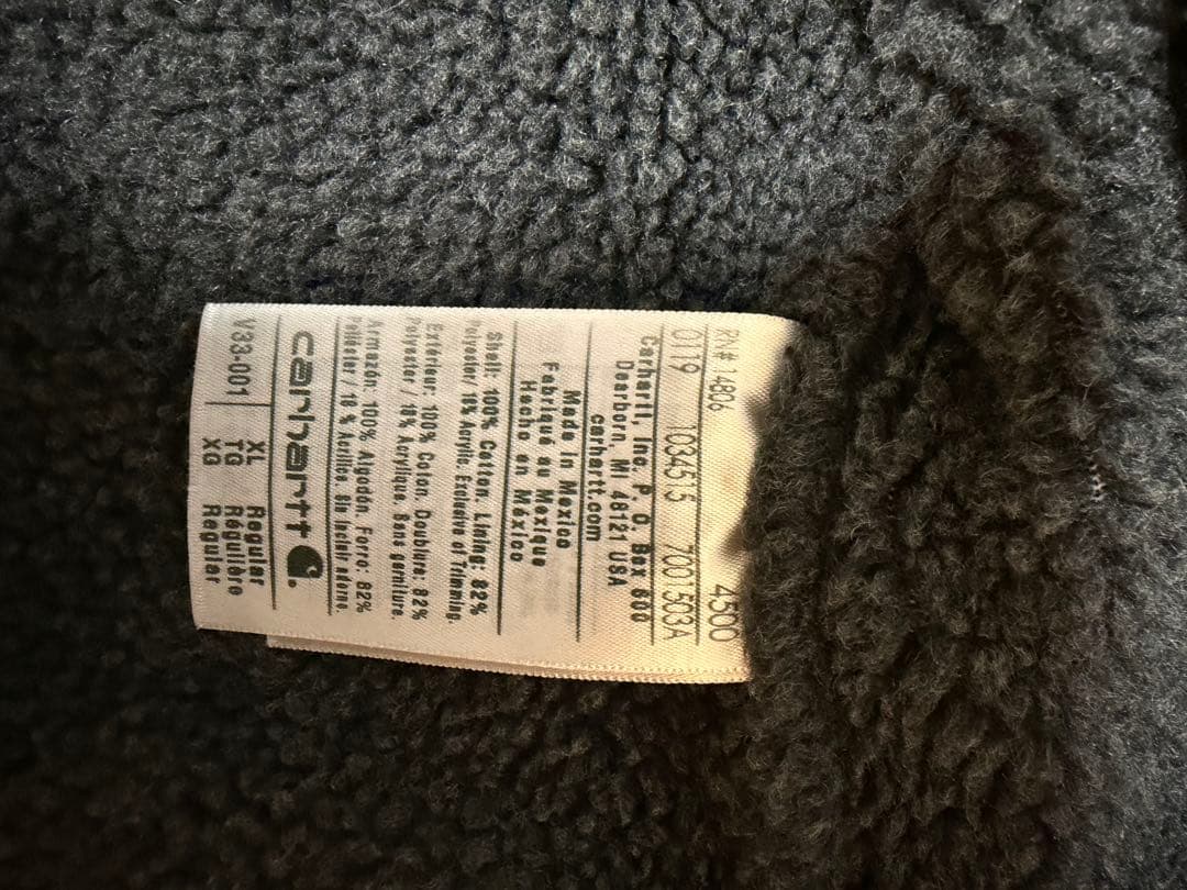 Carhartt XL ブラック ベスト ボアライニング　美品