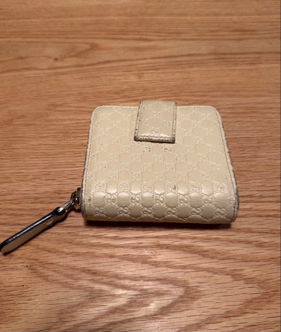 GUCCI マイクロシマ 二つ折り財布